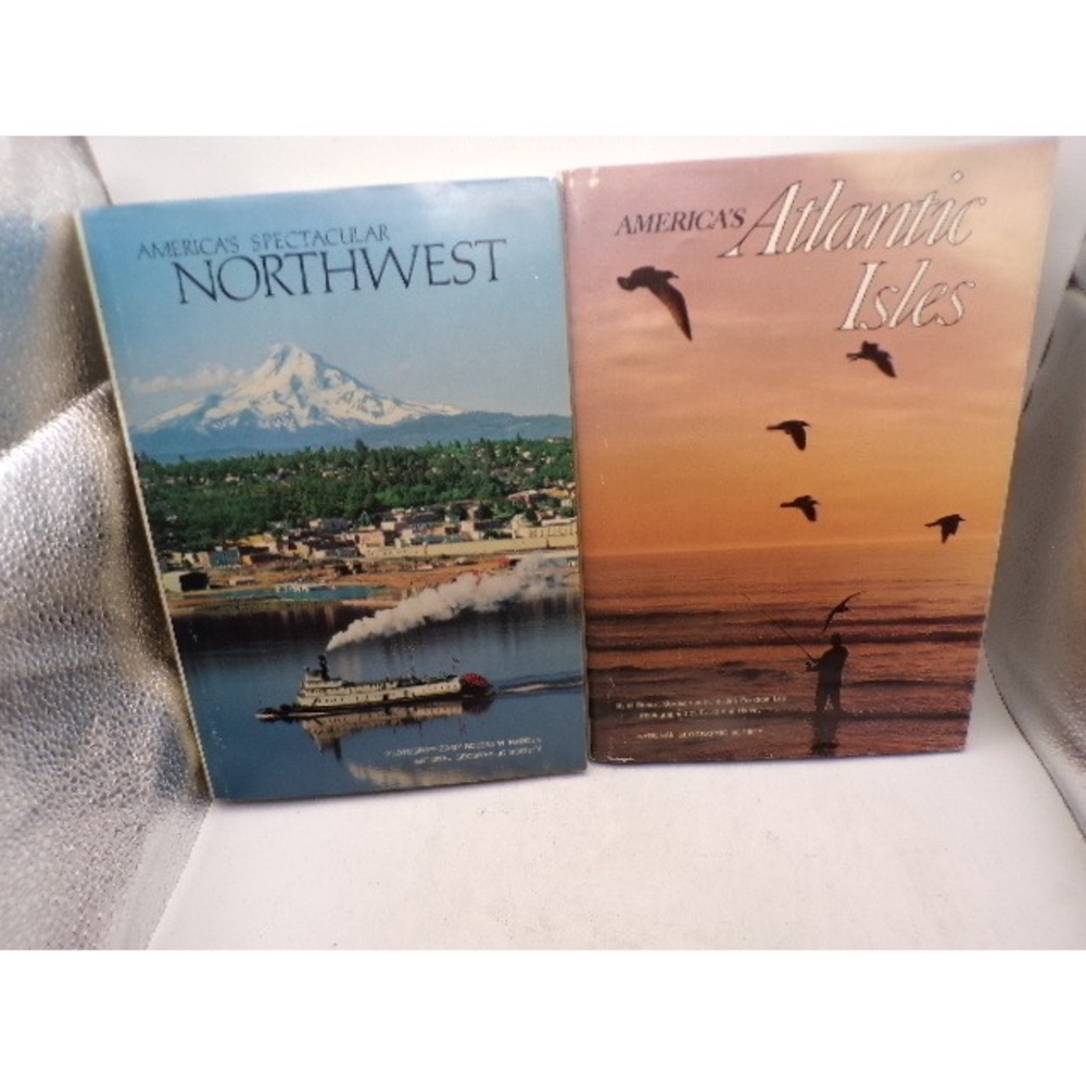National Geographic America Spectacular Northwest & Atlantic Isles Book Set 1981